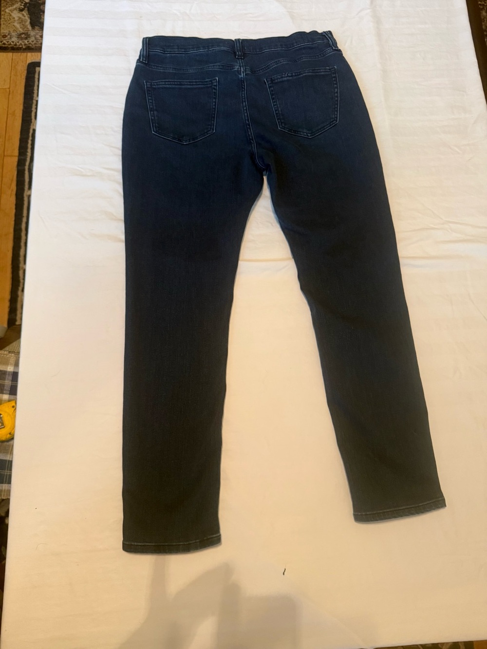 Sun + Stone Men's Dark Blue Straight Leg Jeans - Picture 5 of 7